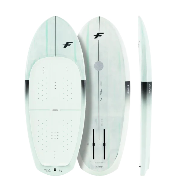 ROCKET WING - S CARBON F-One wing carbon foilboard wing foiling carbon construction freestyle performance lightweight wingboard responsive foilboard surf-type nose shape stable take-offs maneuverability in waves intermediate and advanced riders efficient pumping various sizes available durable design freeride and freestyle enhanced control